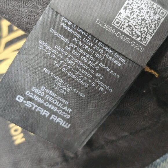 G-star Raw Elwood 5620 Blue 3D Denim Innovation Antique 96 Men's Jeans 32x32 - Picture 11 of 11